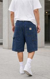 Bermuda Carhartt Uomo WIP Jeans Corti Denim