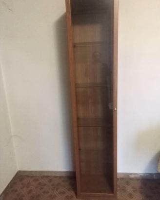 Vetrina in legno e vetro