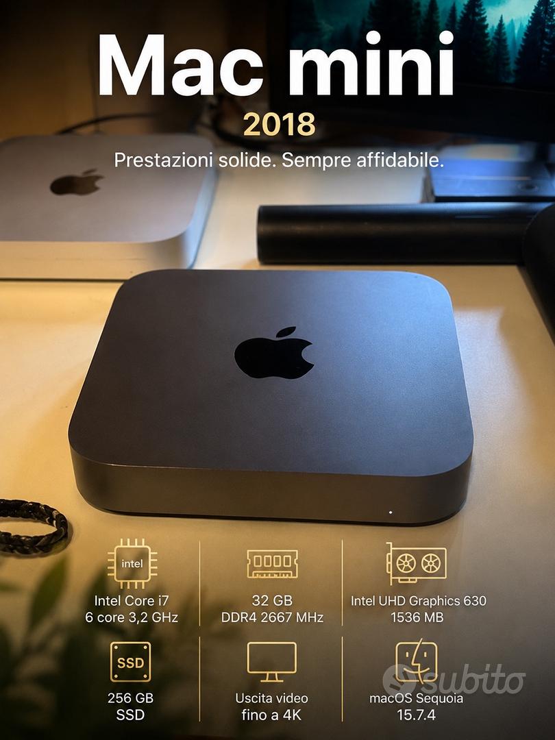 Apple Mac mini 2018 Intel Core i7 32GB RAM - Informatica In