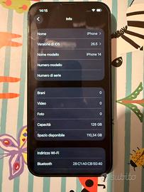 Iphone 14 128gb blu midnight
