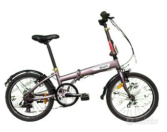 bici pieghevole hoptown 5 cappuccino
