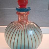 vaso Kosta Boda art glass decanter