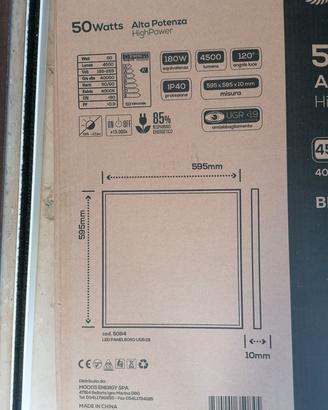 Pannello a LED da soffitto/controsoffitto