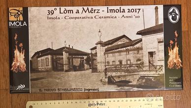 Mattonella pubblicitaria coop. ceramica imola