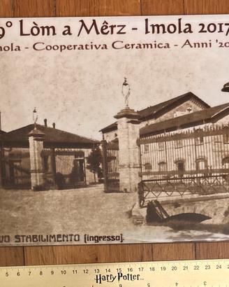 Mattonella pubblicitaria coop. ceramica imola