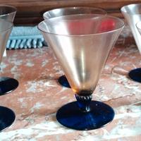 Set 6 bicchieri antichi di Murano 1200,36