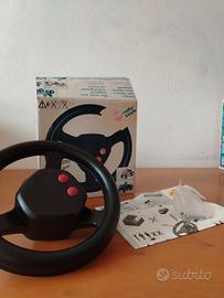 Volante con clacson vero e rumore originale