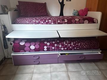 LETTO-SCRIVANIA-CASSETTIERA