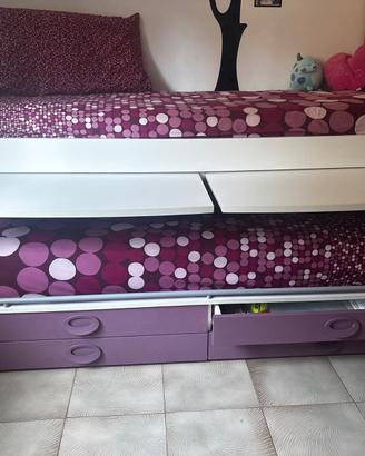 LETTO-SCRIVANIA-CASSETTIERA