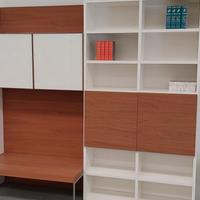 Libreria/soggiorno JESSE, nuova, noce.