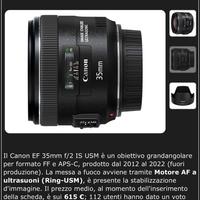 Canon EF 35mm f/2 IS USM