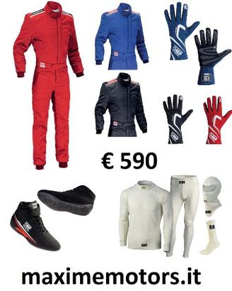 KIT ABBIGLIAMENTO PILOTA OMP nuovo FIA 8856-2000