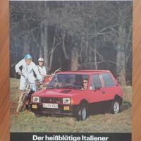 Innocenti De Tomaso - depliant originale - 01/1979