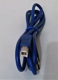 Cavo usb a e b blu per stampanti epson d120 ok
