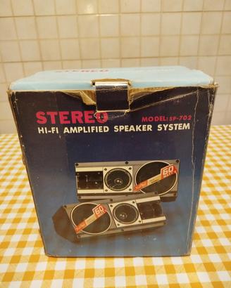 Altoparlanti stereo vintage 
