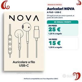 Idea Natale auricolari USB C