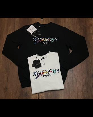 felpa givenchy paris-ricamo multicolore logo
