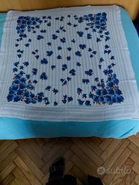 Foulard Valentino beige e blu