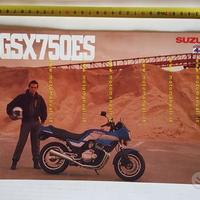 Suzuki GSX 750 ES 1985 depliant ITALIANO moto