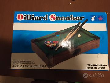 Biliardo da tavola