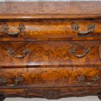 Comò con comodini intarsiati