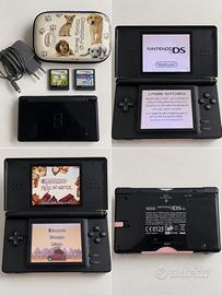 Nintendo DS Lite nero - 2 giochi + custodia