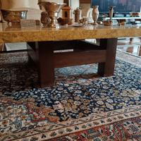 Tavolino in legno placcato in Marmo