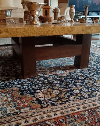Tavolino in legno placcato in Marmo