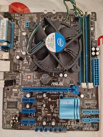 componenti pc processore + scheda madre ram
