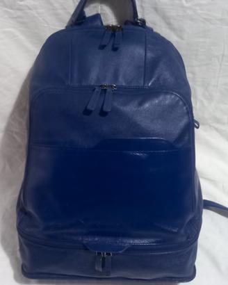 zaino piquadro blue in pelle 