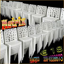 Sedie Propilene impilabili da 18 euro Impilabili