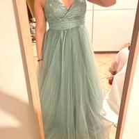 ABITO CERIMONIA SALVIA