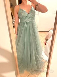 ABITO CERIMONIA SALVIA