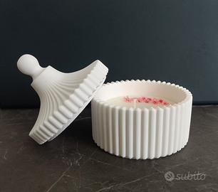 candela realizzata a mano 