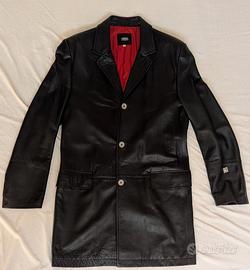 Giaccone vintage in pelle Versace couture