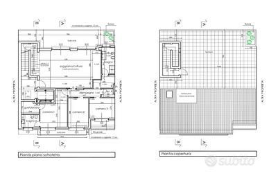 Attico con terrazzo in classe a