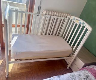 Foppapedretti Lettino Culla con Sponda a Scomparsa