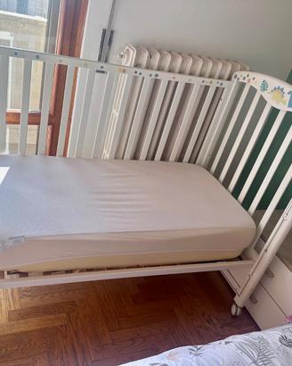 Foppapedretti Lettino Culla con Sponda a Scomparsa