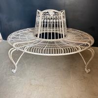 Panchina rotonda giro albero ferro da giardino