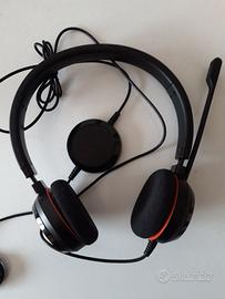 CUFFIE JABRA EVOLVE 20 CON CONTROLLER