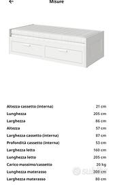 divano letto singolo/matrimoniale