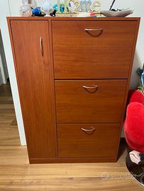 Scarpiera a 3 ante + anta lunga