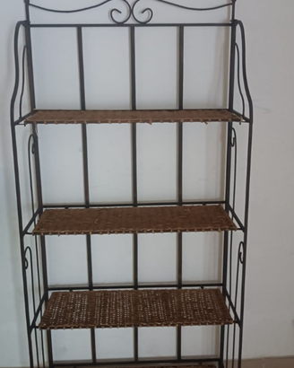 Scaffale Etagere in Ferro e Ratan - smontabile