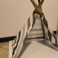 cuccia a tenda indiana per animali domestici 