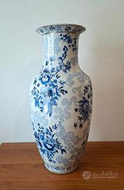 Grande vaso cinese originale vintage porcellana 