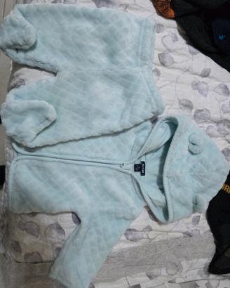 completo neonato felpato