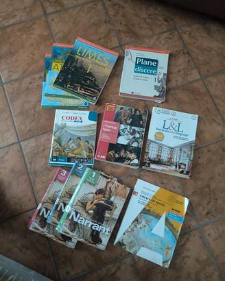libri di testo scolastici vari