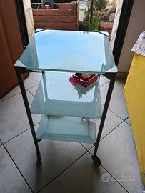 Mobiletto arredo in vetro