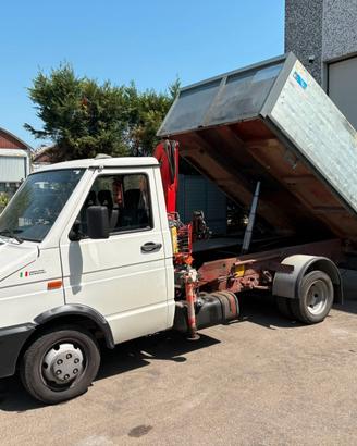 Iveco Daily 35 Ribaltabile + Gru fassi