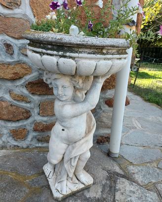 portavasi putto giardino